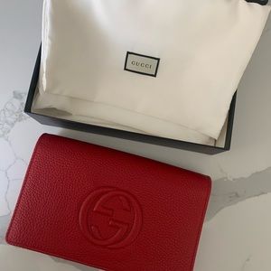 Gucci Red bag-worn few times